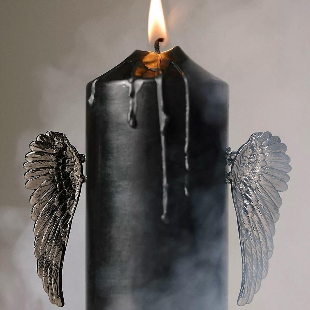 Anthropologie Wings Candle Pin Charms  - New